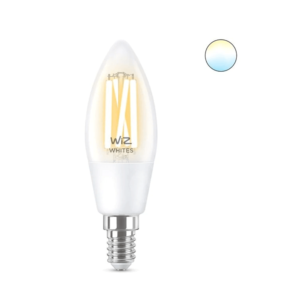 WiZ 冷暖白光 40W C35 E14 Wi-Fi 智能可調光 LED 燈絲燈泡
