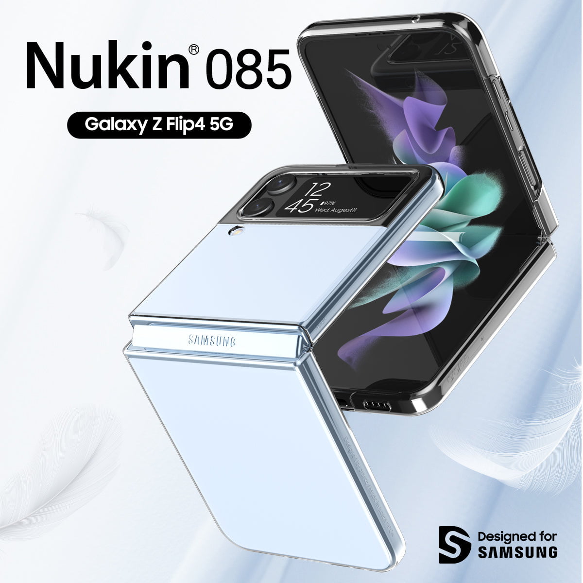 araree Nukin 全透明手機殼 for Galaxy Z Flip 4