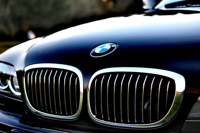 chrome bmw grille