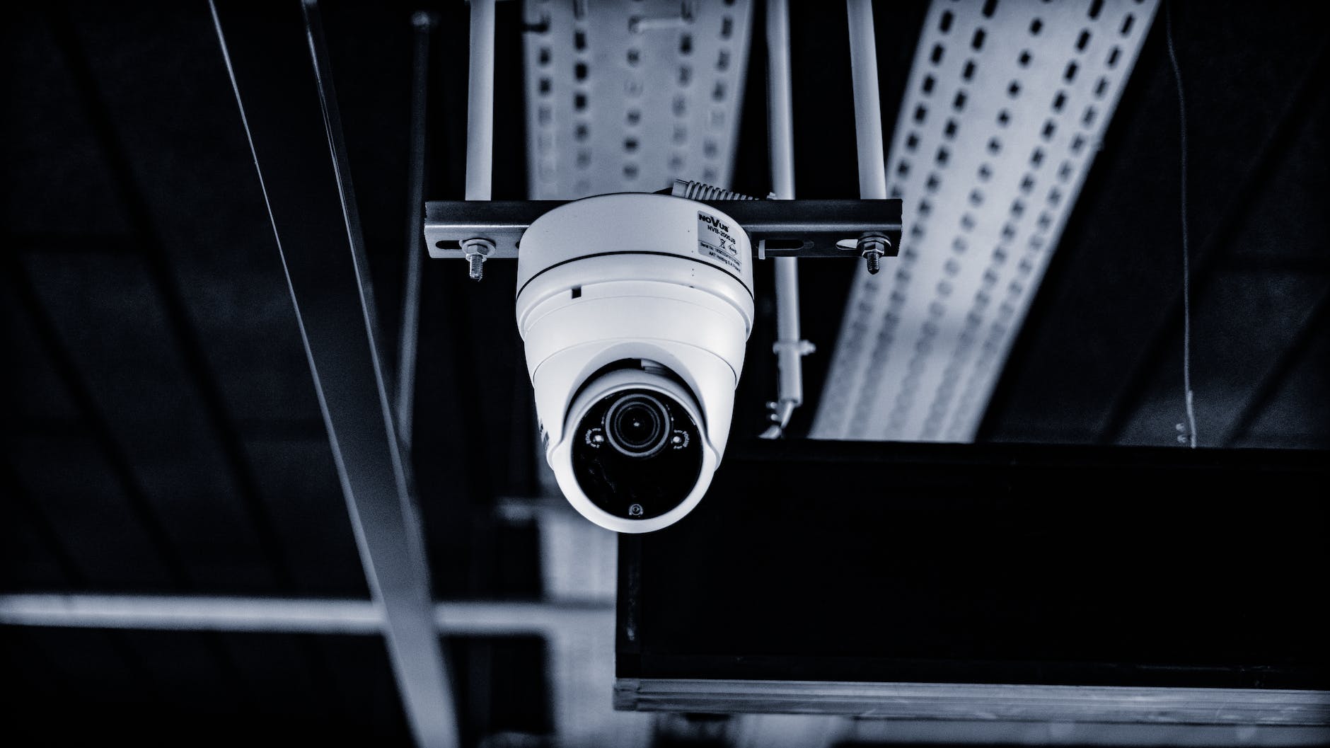 a white cctv