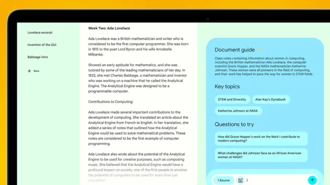 Google 推出 AI 驅動的 NotebookLM，幫你做筆記摘要