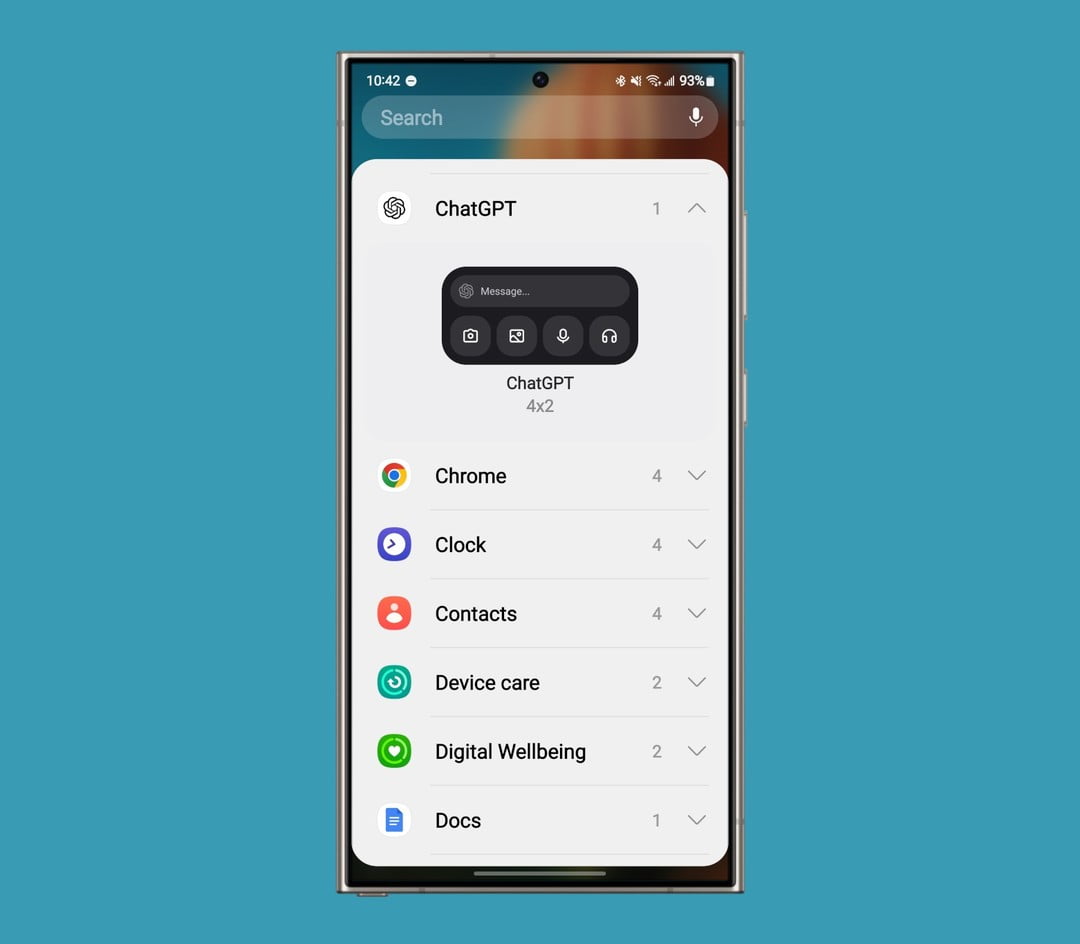 ChatGPT 為 Android 推出了一個 Widget，但測試中…