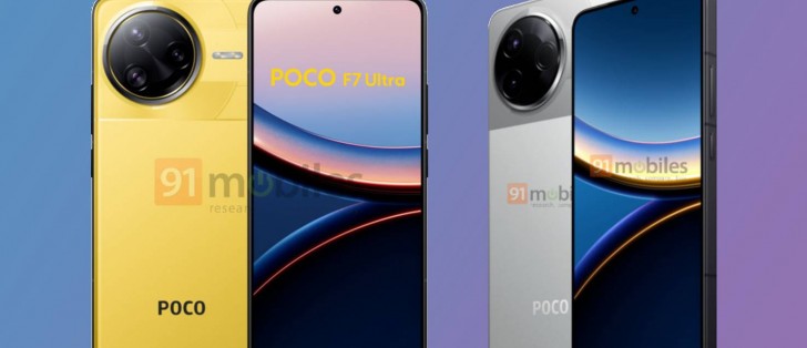 小米 Xiaomi Poco F7 Pro 和 F7 Ultra 技術規格與圖片洩漏