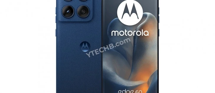 摩托羅拉 Edge 60 的官方渲染圖洩漏，顯示新機設計與規格