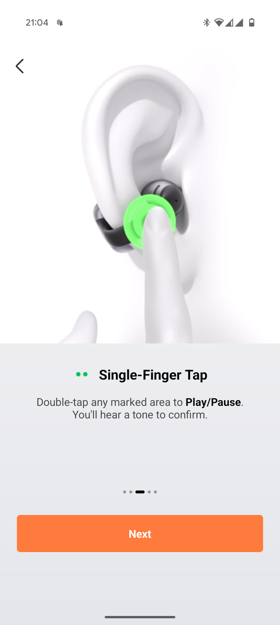 Shokz App 教學：雙擊標示咗嘅位置就係播放或暫停