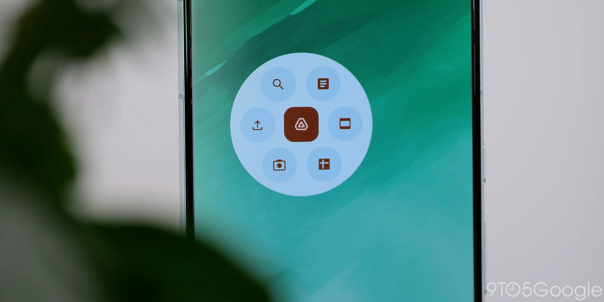 Google Drive 在 Android 上測試將掃描器移至底部欄位