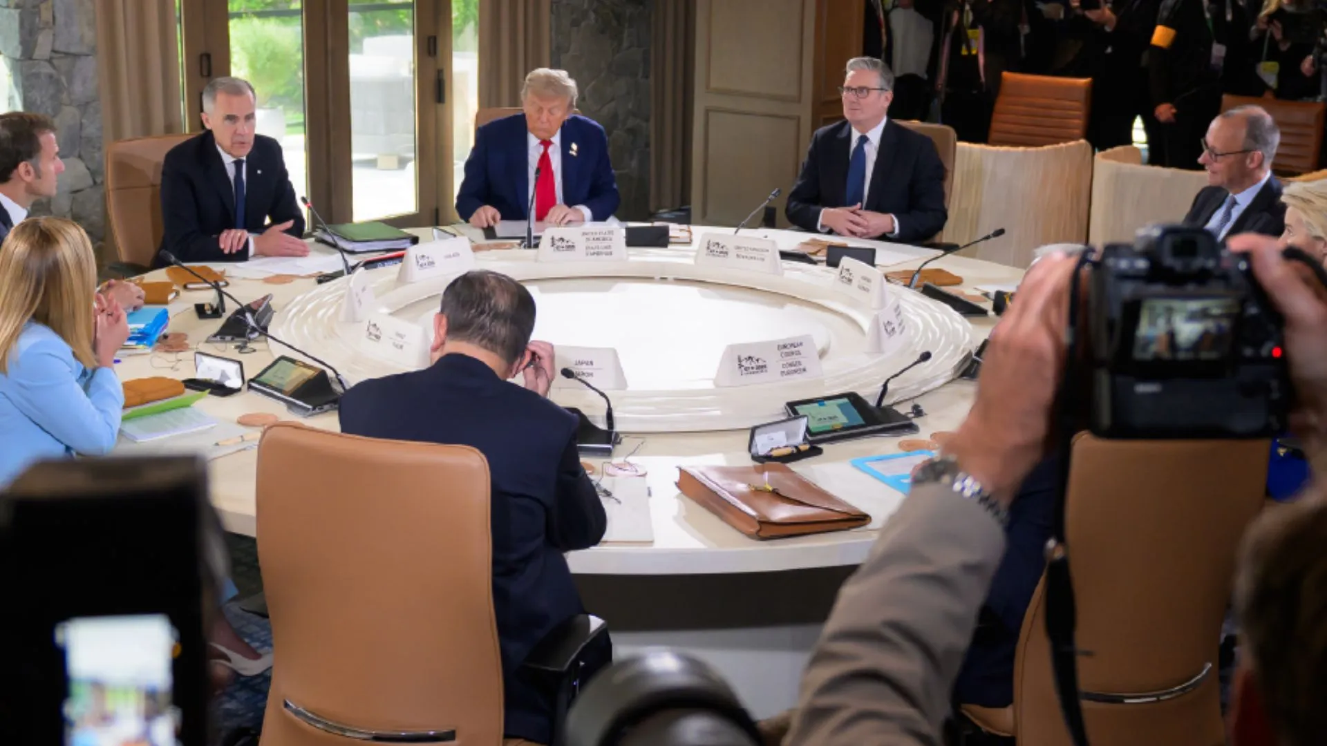 G7 聯合聲明強調伊朗不得擁有核武，特朗普提早離開峰會呼籲撤離德黑蘭