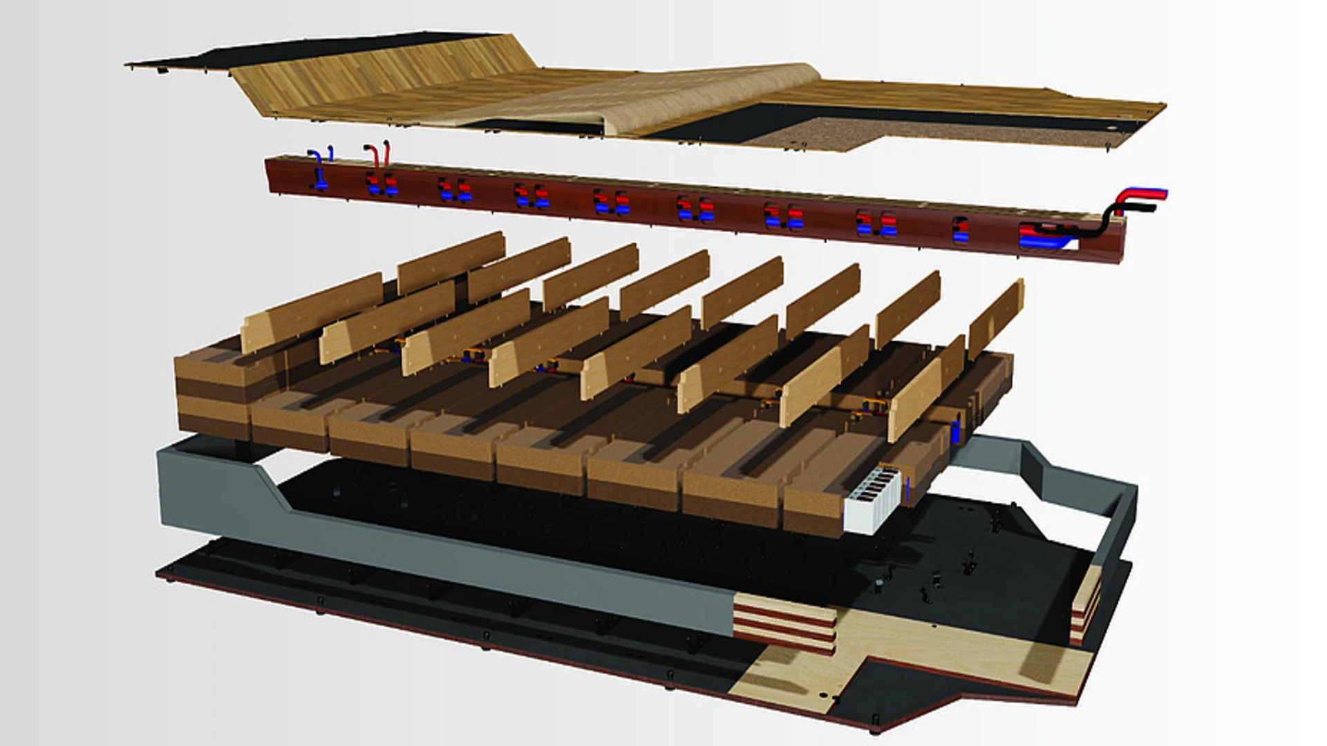 奧地利研究團隊開發木鋼混合電池外殼 超越 Tesla 防火測試表現