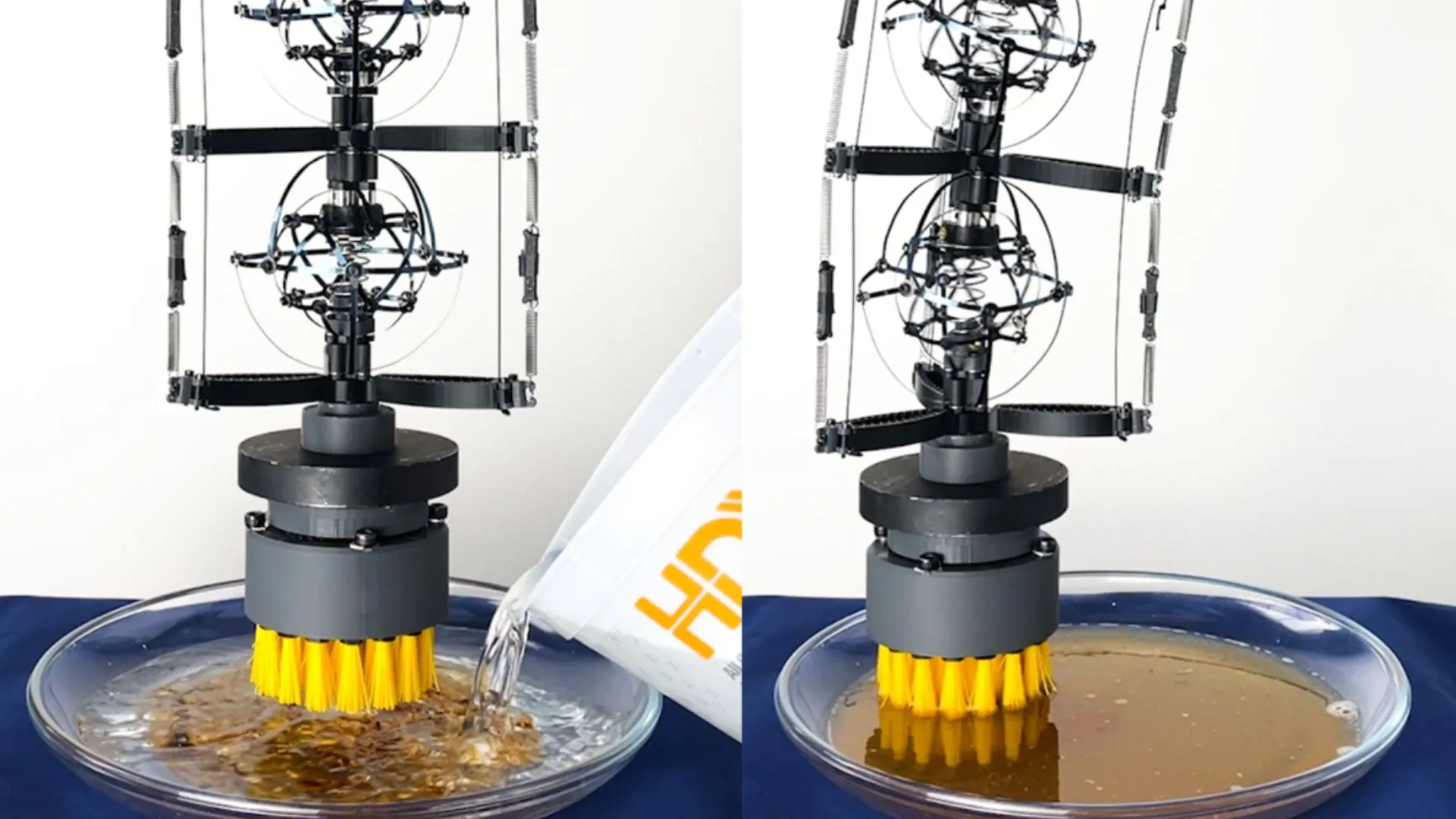 新型軟體機器人手臂可高效清潔日常污垢