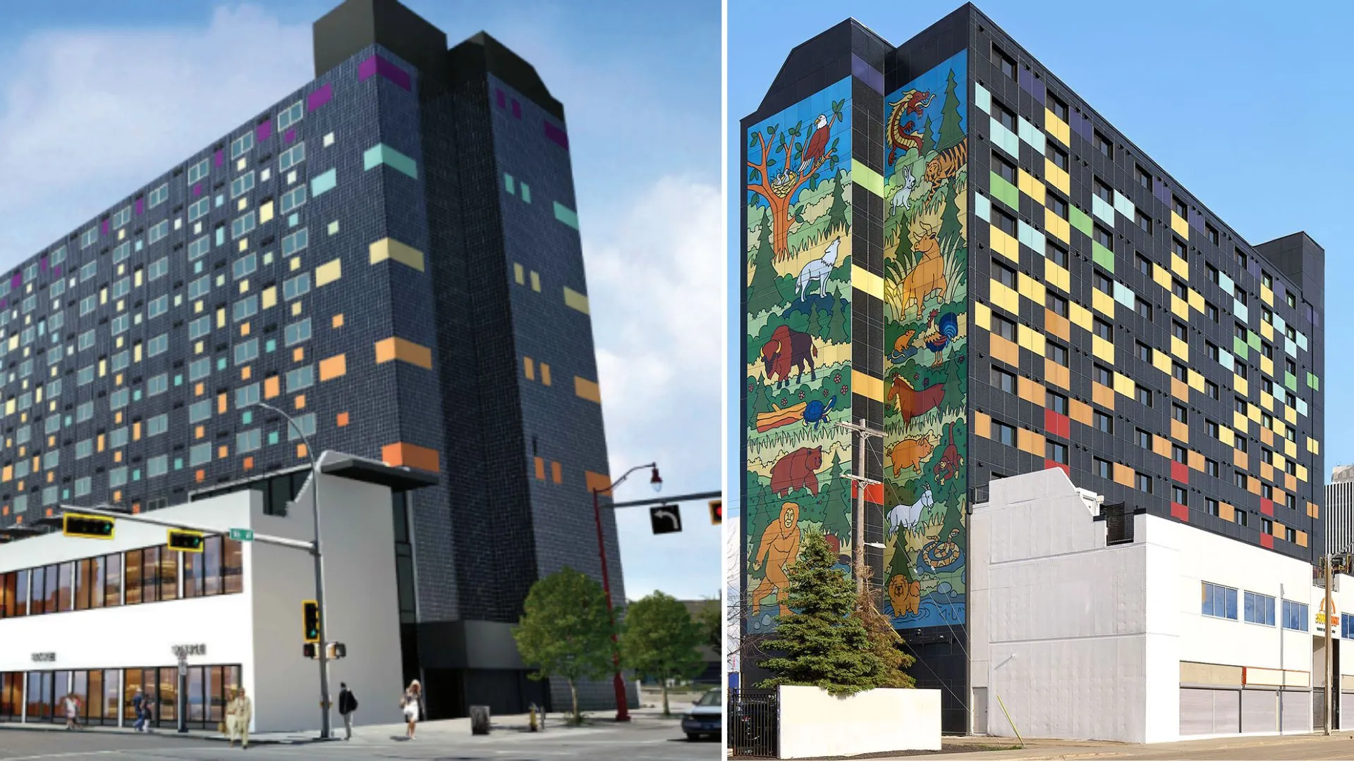 「加拿大住宅大樓創下全球最大太陽能壁畫紀錄」