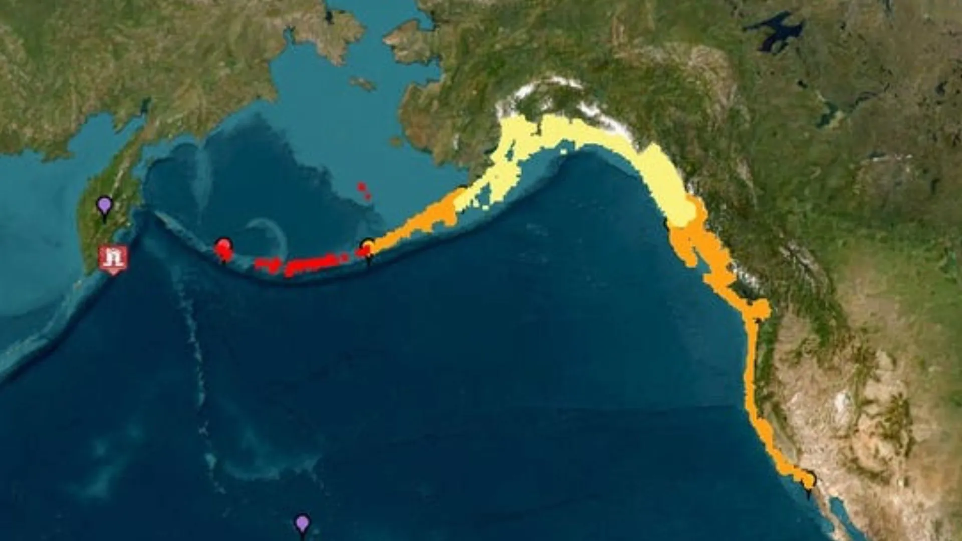 日本、美國因俄羅斯外海 8.8 級地震引發海嘯警報而撤離