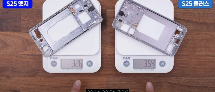 Galaxy S25 Edge 與 S25 Plus 詳細拆解對比分析