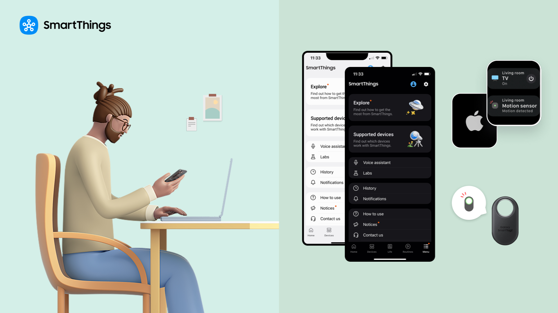 Samsung SmartThings 應用程式於 iPhone 和 Apple Watch 獲得設計與功能更新