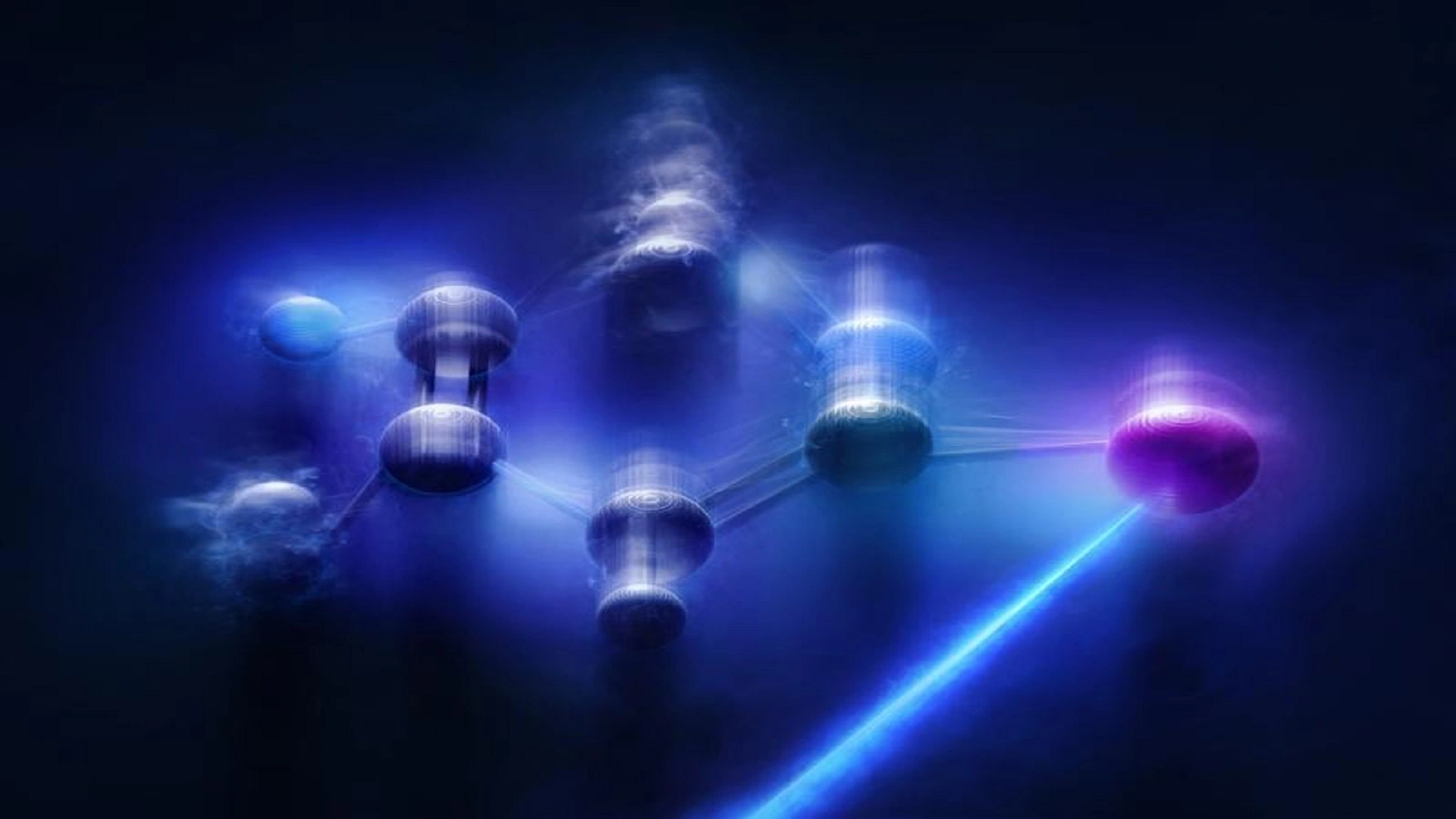 分子爆炸前的原子運動全景展示