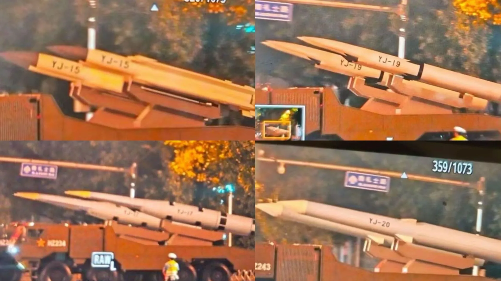 中國大型軍事閱兵將展示高超音速及核導彈