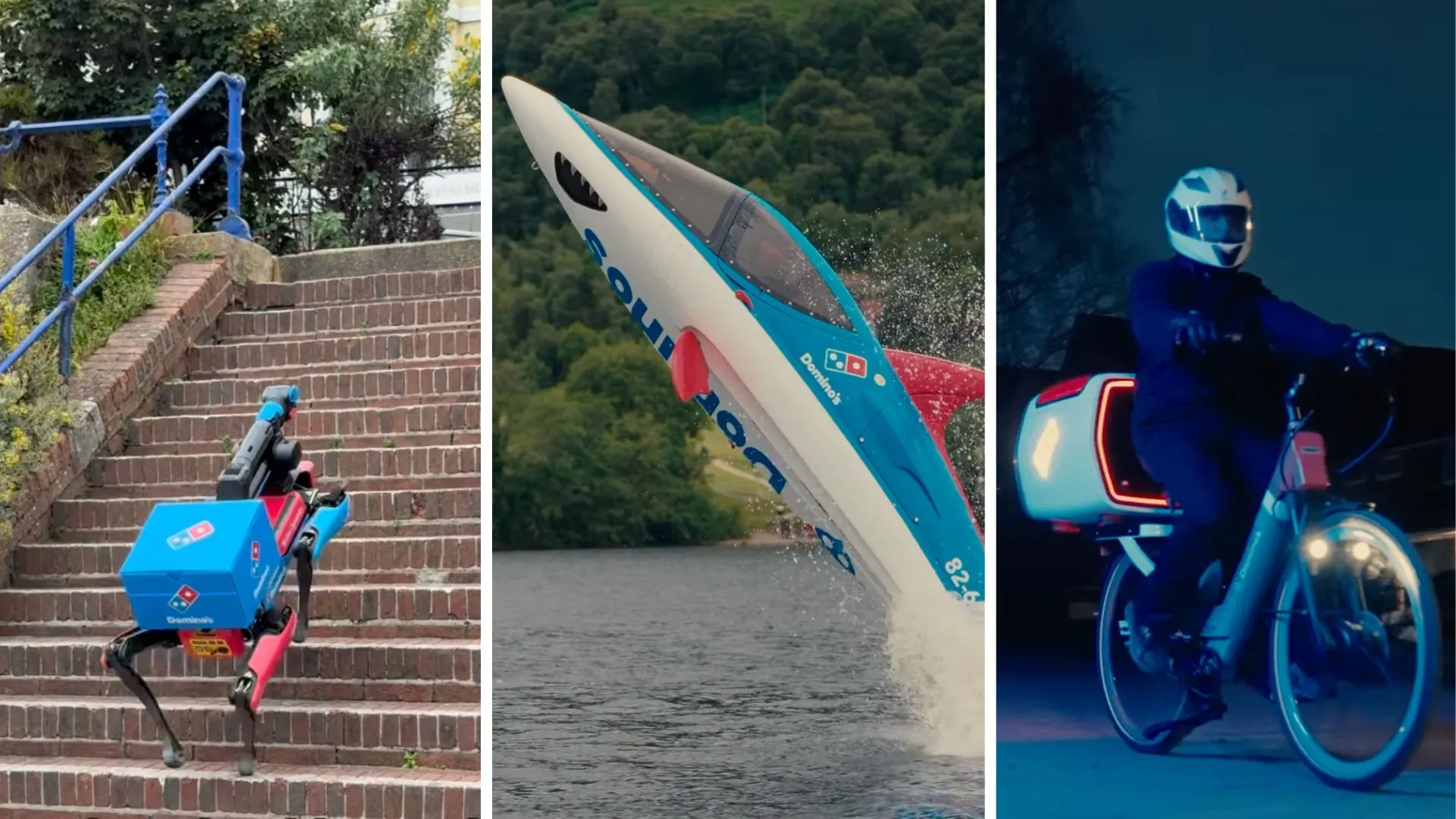 Domino’s 測試潛艇披薩送餐及機器狗服務