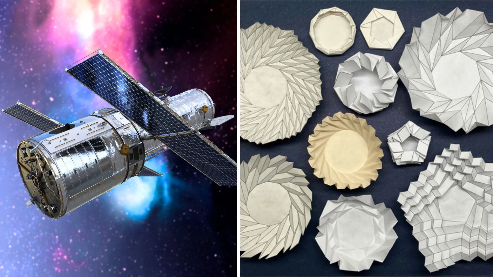 折疊太空船設計可透過摺紙圖案得到改善