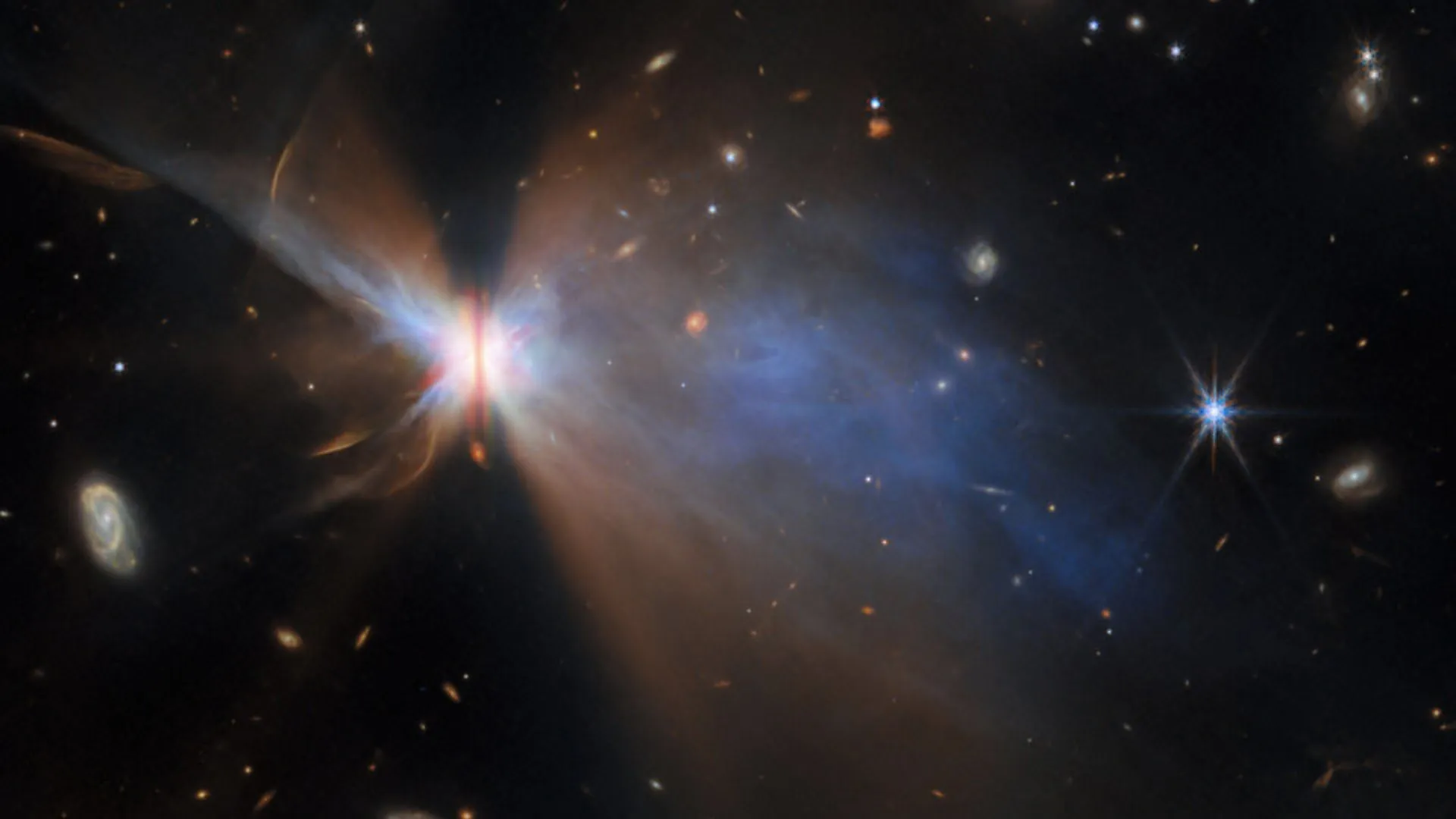 James Webb 探索蝴蝶星的塵埃誕生地