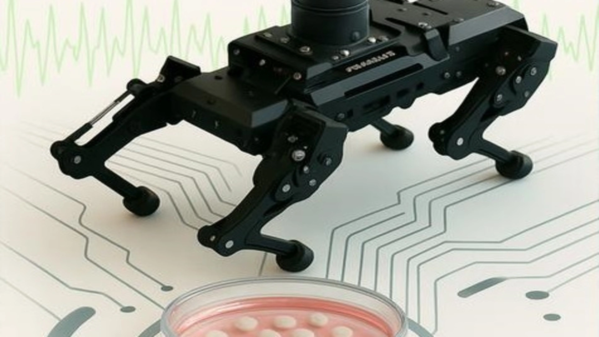 利用實驗室培養的腦細胞引導機器狗，推進阿茲海默症研究
