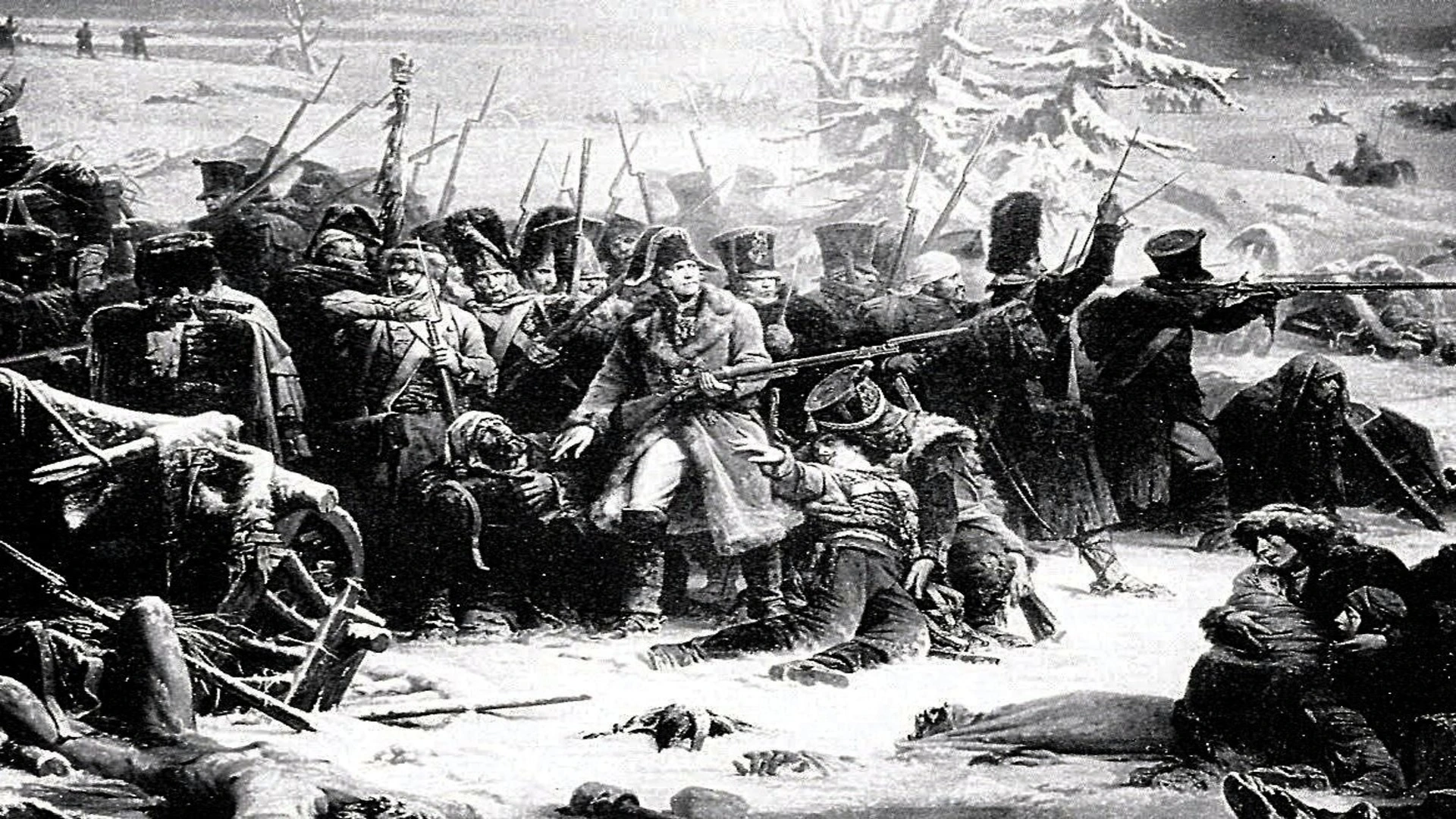 拿破崙士兵在俄國撤退中罹患副傷寒致死