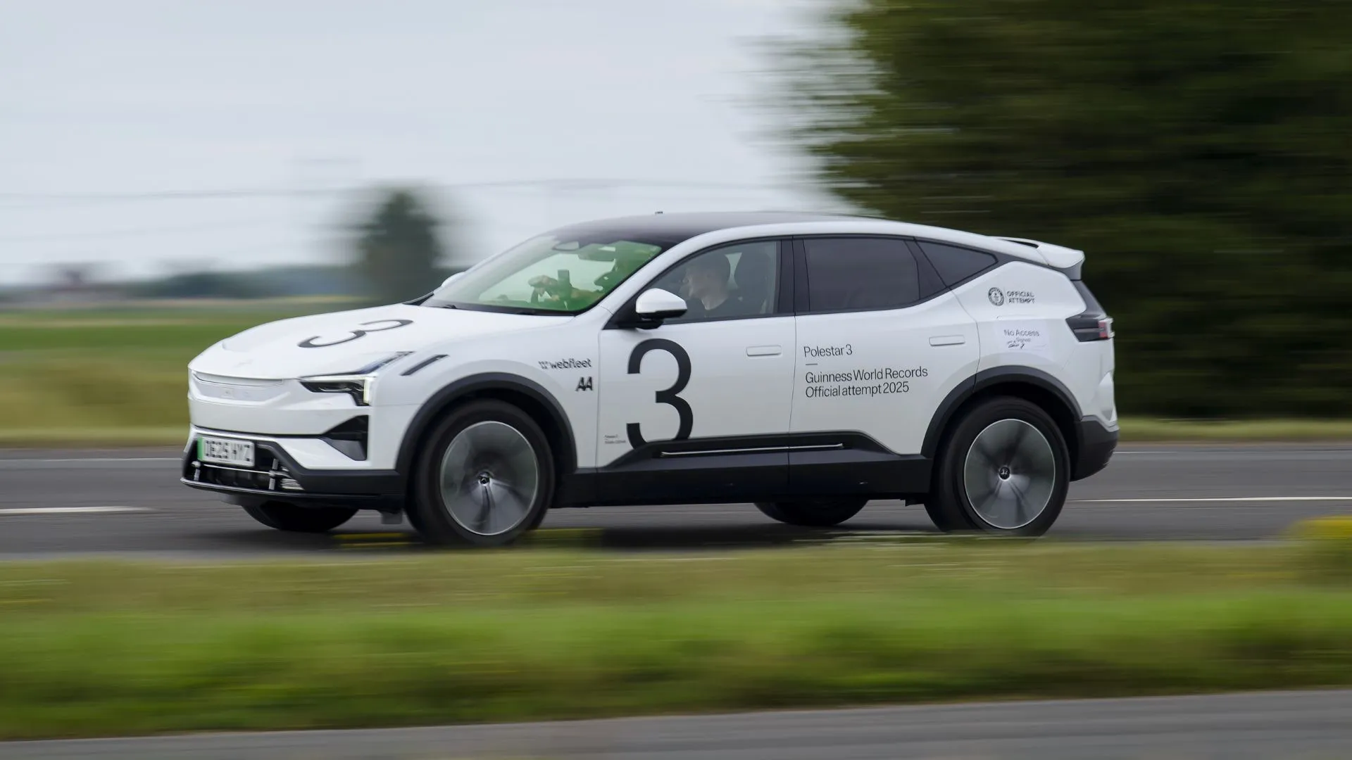 Polestar 3 創下電動 SUV 行駛距離新紀錄，達到 580 英里