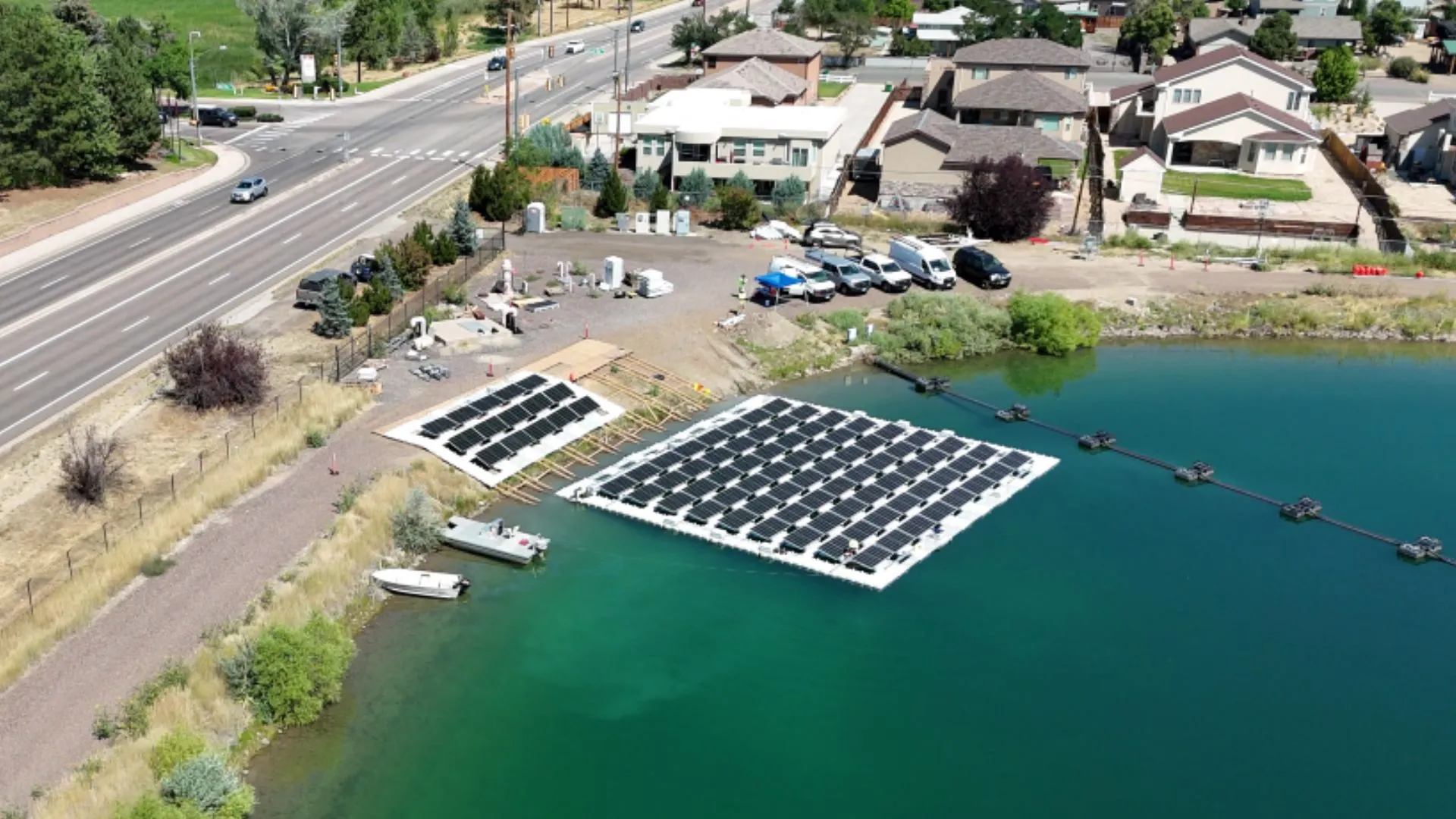 美國微型浮動太陽能項目採用追蹤系統提高發電量