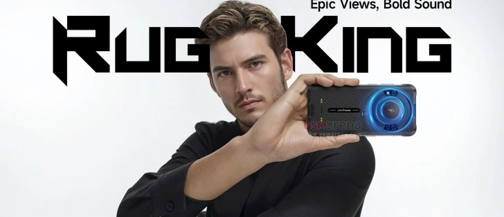 Ulefone RugKing 手機具備 9,600 mAh 電池、強光手電筒及 126 dB 喇叭