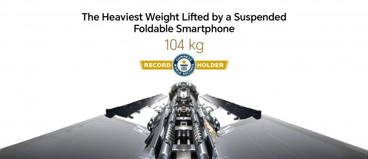 Honor Magic V5 創下懸掛摺疊手機的舉重紀錄