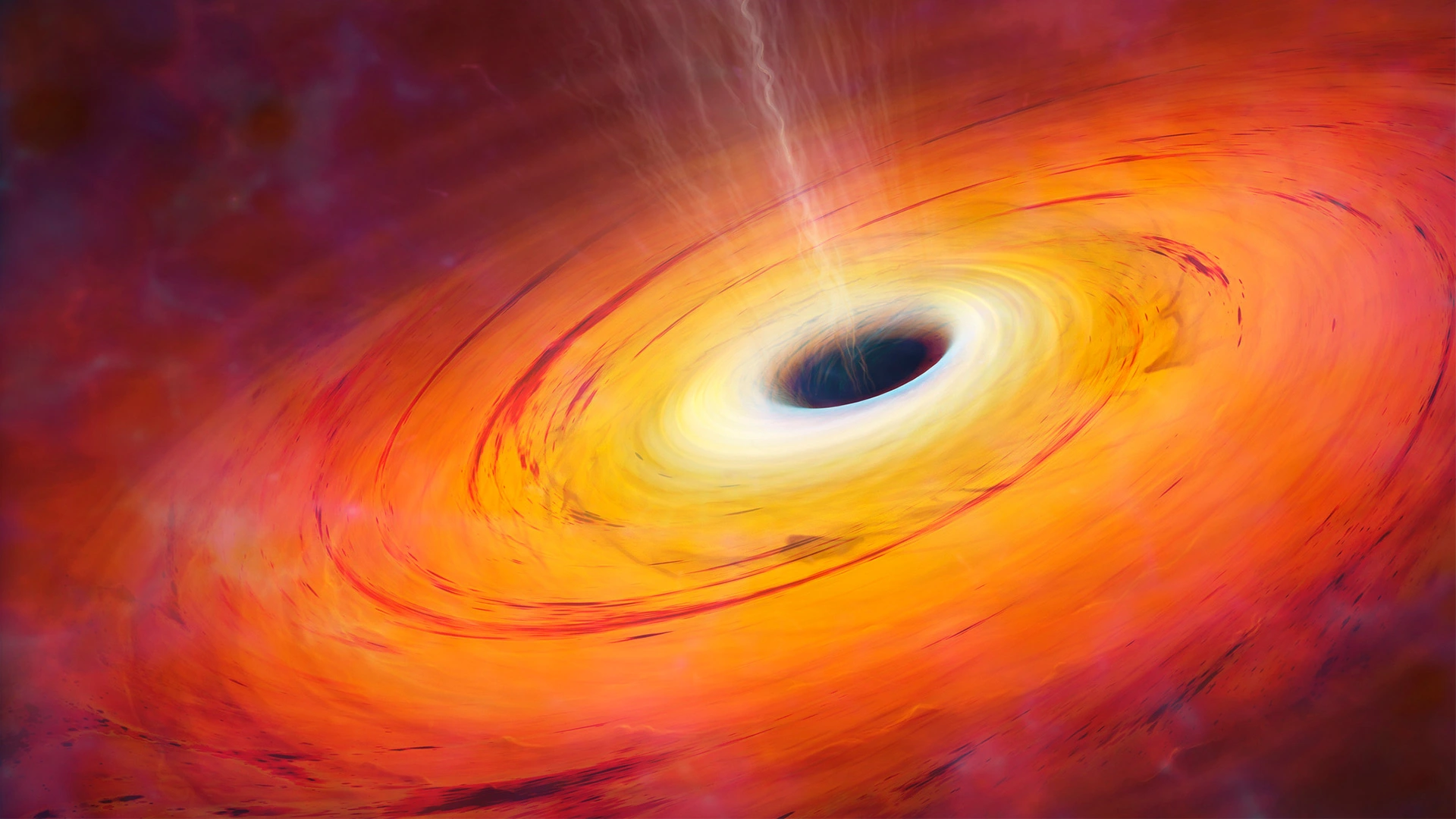 黑洞吞噬每年高達 3,000 顆太陽的觀測發現