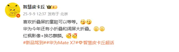 華為計劃推新款折疊手機 進一步擴充產品陣容