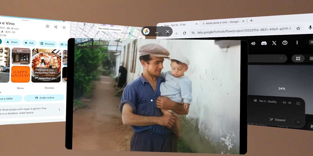 Google Photos 為 Samsung 的 Android XR 頭盔推出 3D 照片功能