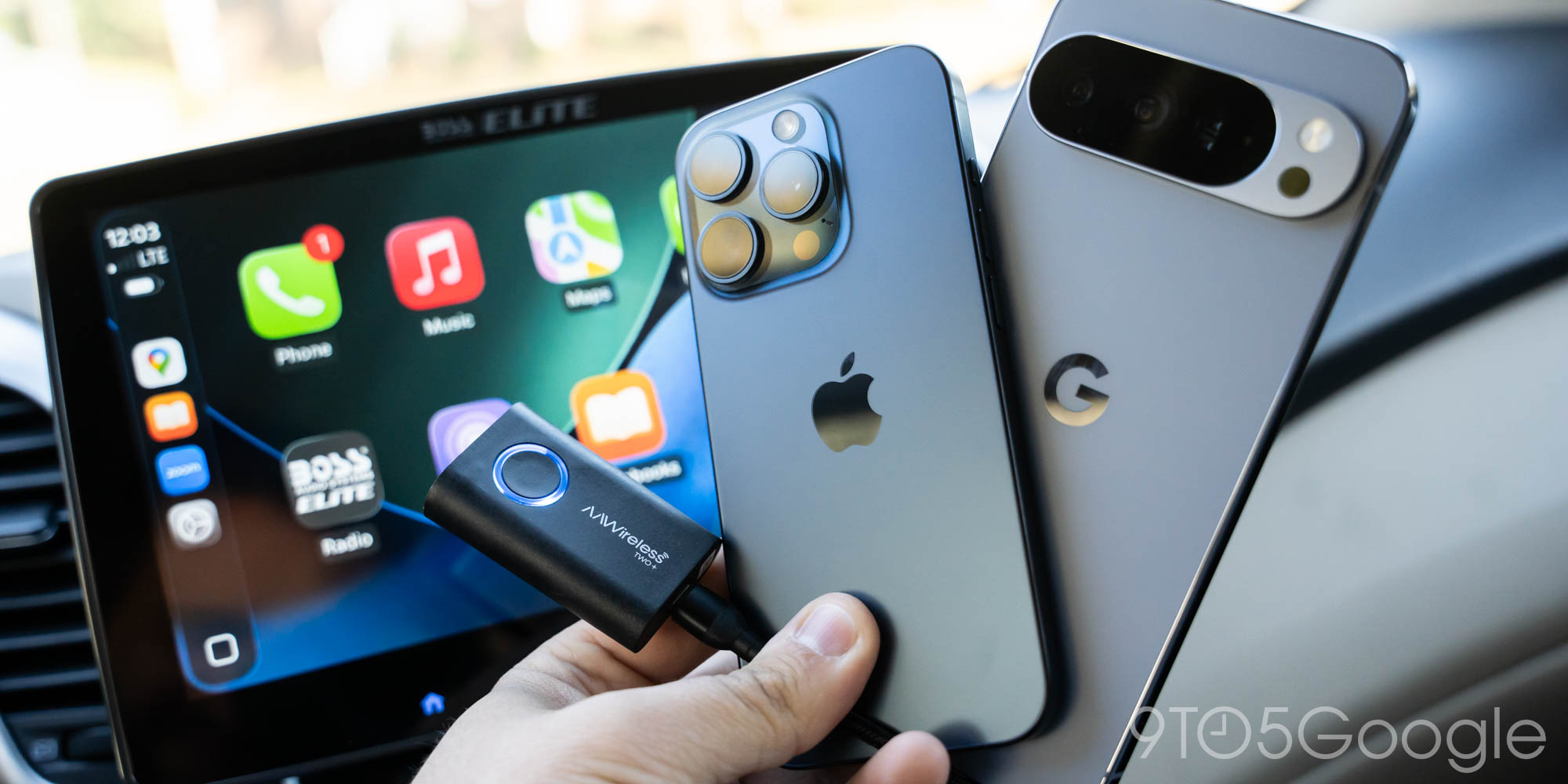 AAWireless TWO+ 無線切換 Android Auto 與 CarPlay 的速度展示