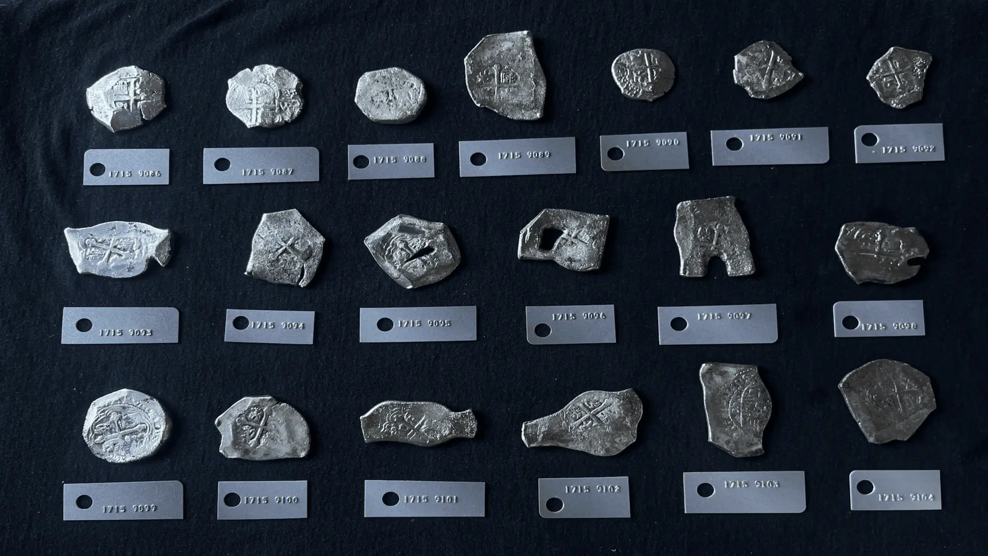 Treasure Coast 船難發現 1,000 枚銀幣及金幣