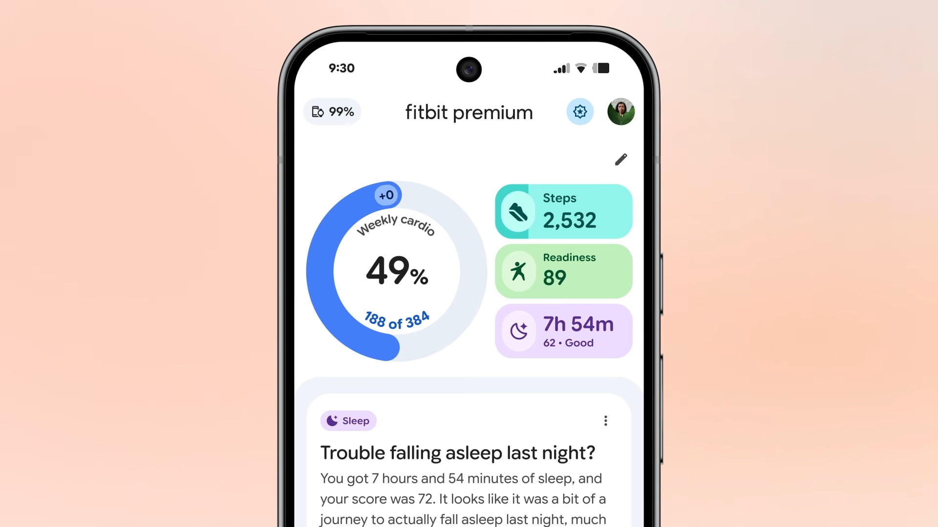Fitbit Android 應用程式全新設計，加入 AI 健康教練功能