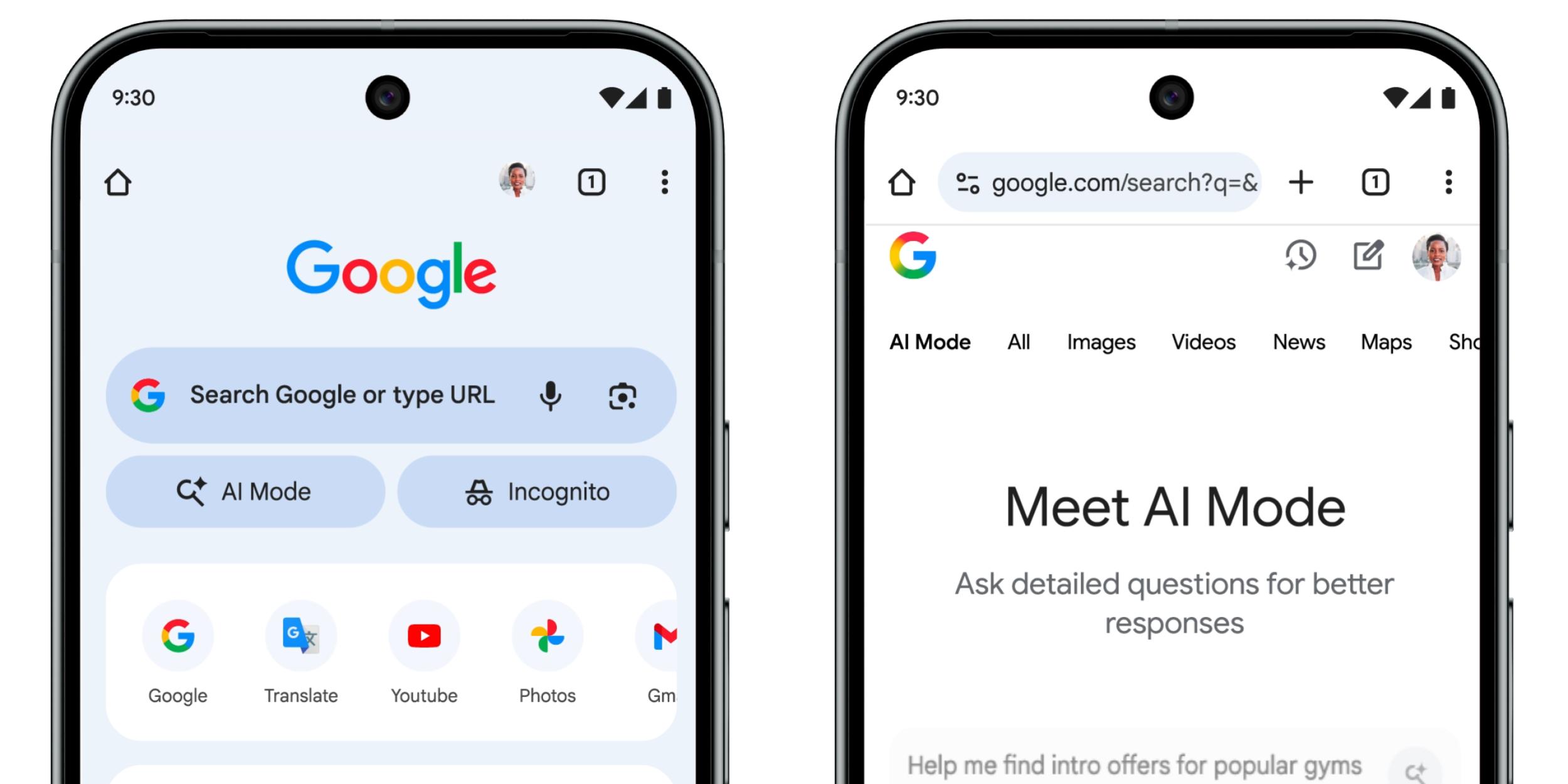 Google 在 Chrome for Android 及 iOS 推出 AI 模式，增強互動搜尋體驗