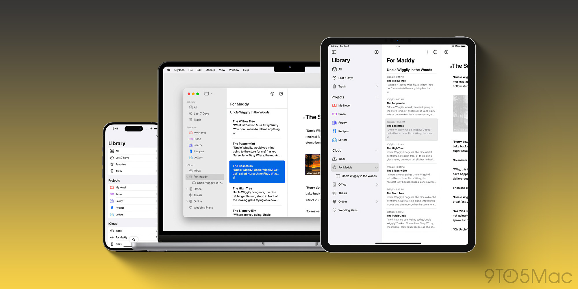 Ulysses 發佈全新 Liquid Glass 設計，提升 Mac、iPhone 及 iPad 使用體驗
