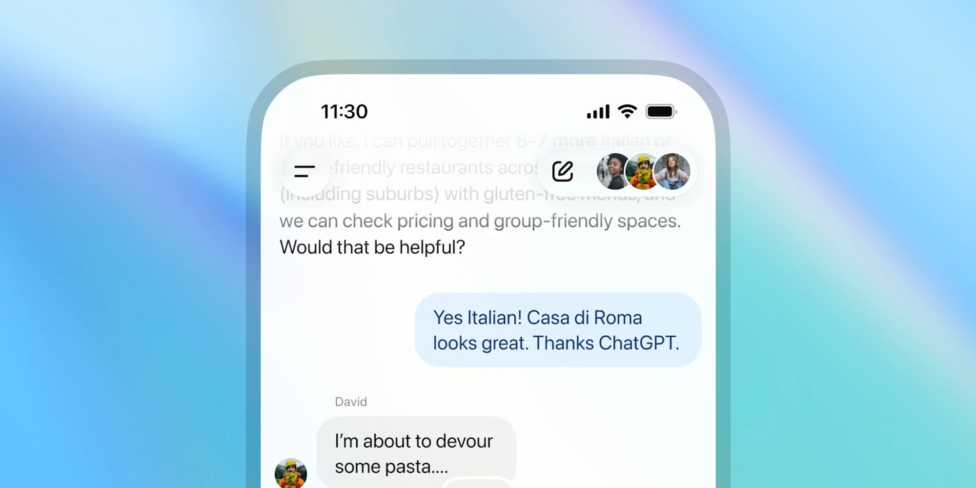 ChatGPT 在四個地區推出群組聊天功能，搭載全新 GPT-5.1 模型