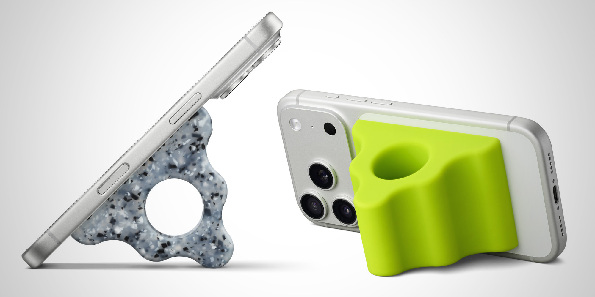 Apple 發佈 Hikawa Phone Grip Stand 配合 iPhone 40 週年無障礙設計，具 MagSafe 兼容功能