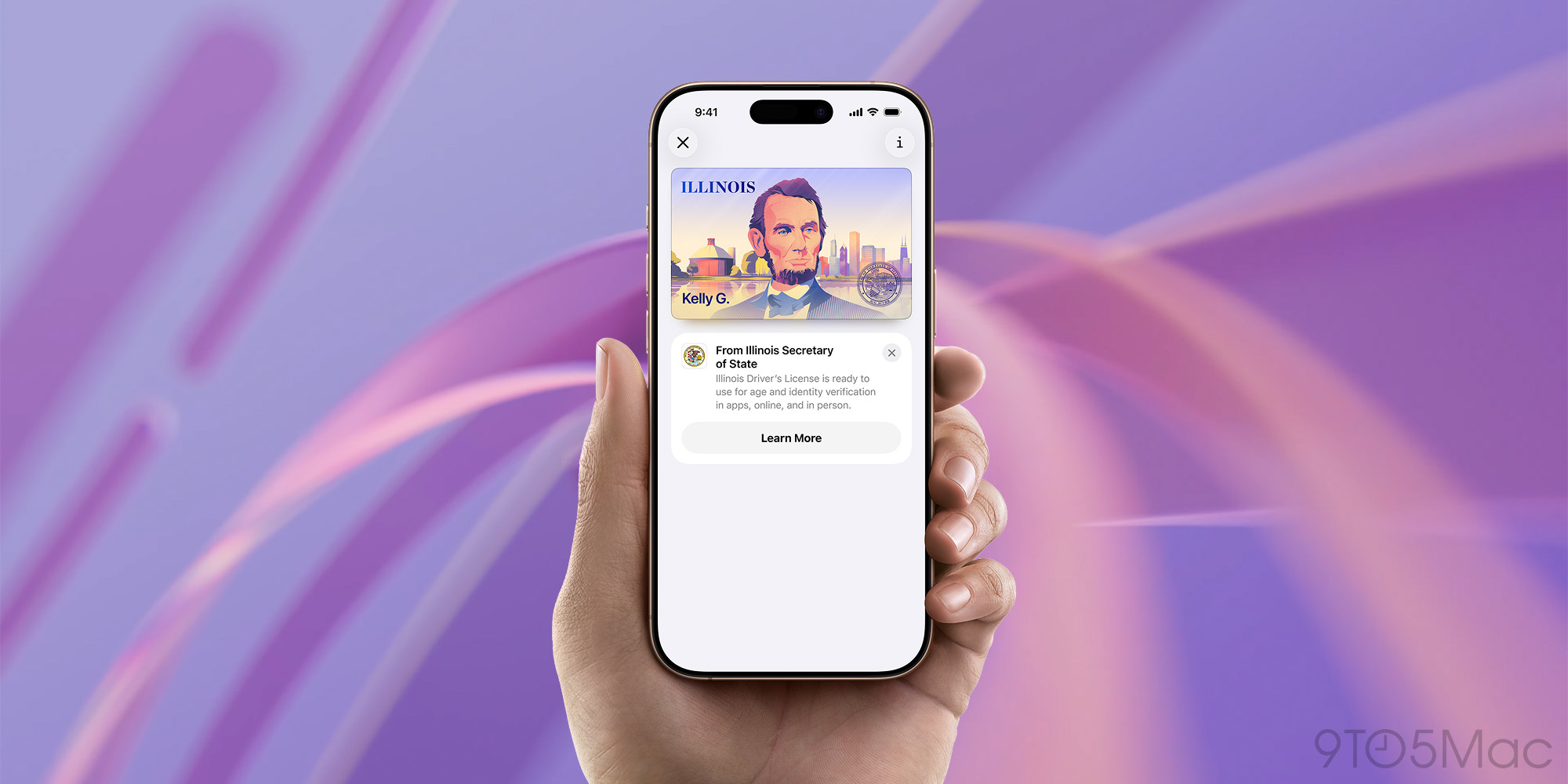 伊利諾伊州 iPhone 用戶明日起可將駕駛執照新增至 Apple Wallet，支持州數增至 13 個