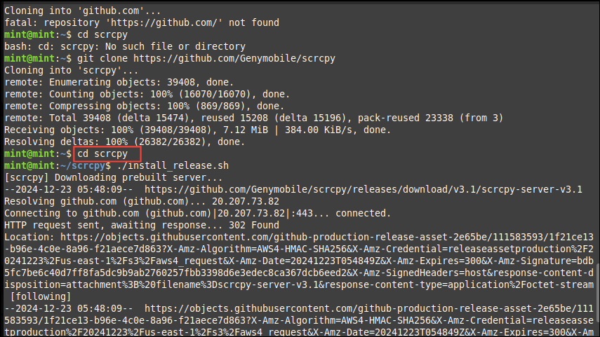 克隆 GitHub 倉庫