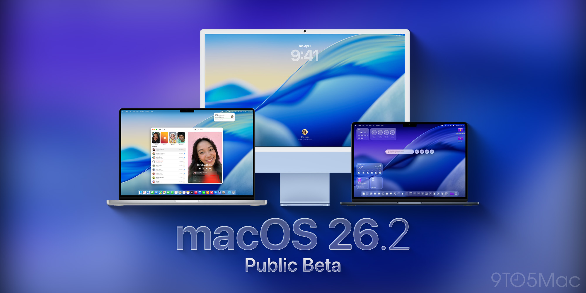 Apple 發佈 macOS Tahoe 26.2 公測版 2，新增視頻通話邊緣燈光效果