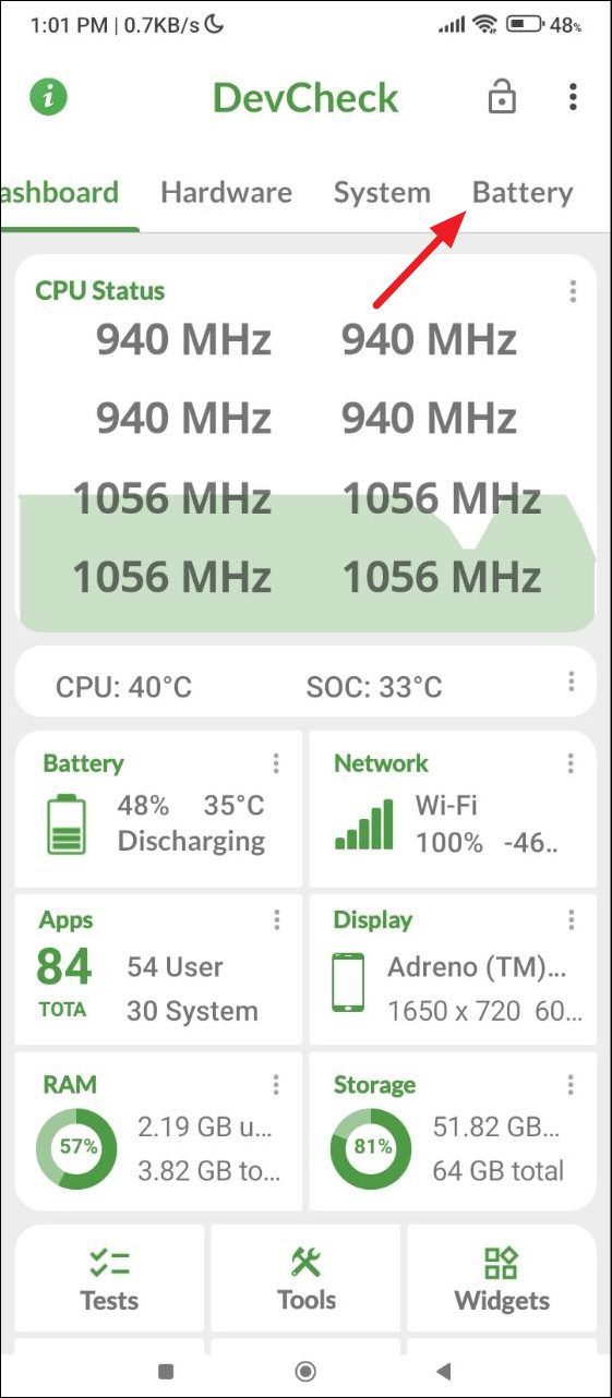 DevCheck Battery Health
