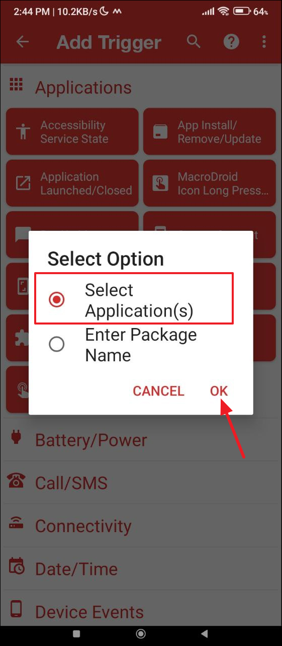 Select Applications