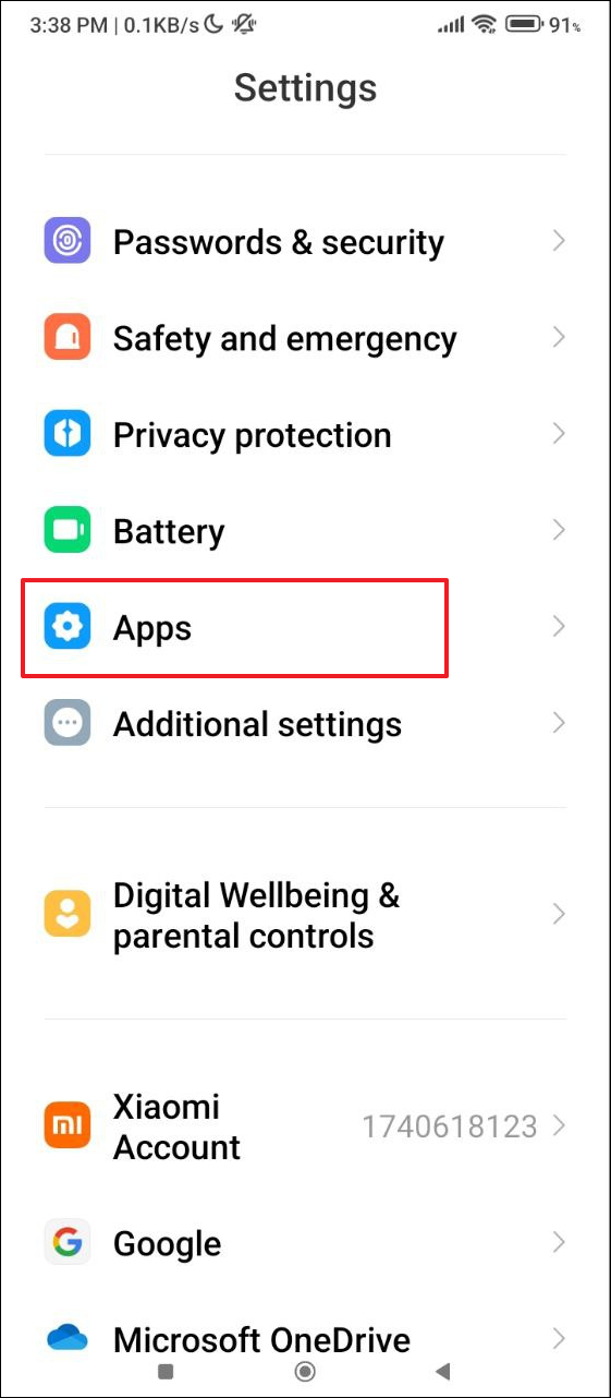 Disable Apps Image 1