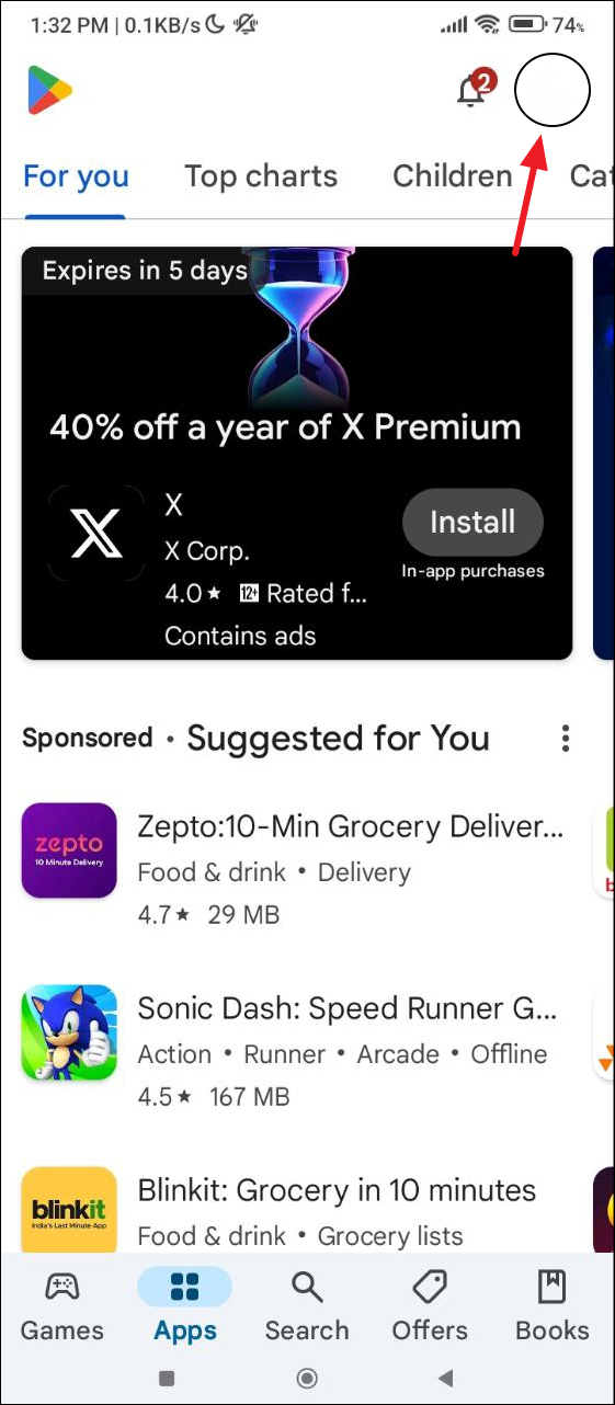 Play Store Settings Image 1