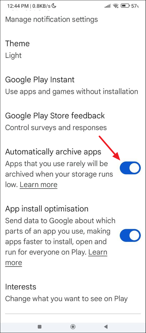 Play Store Settings Image 4