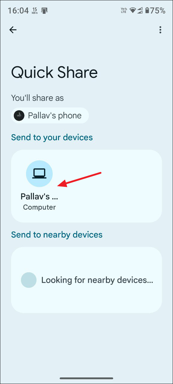 Selecting Windows PC