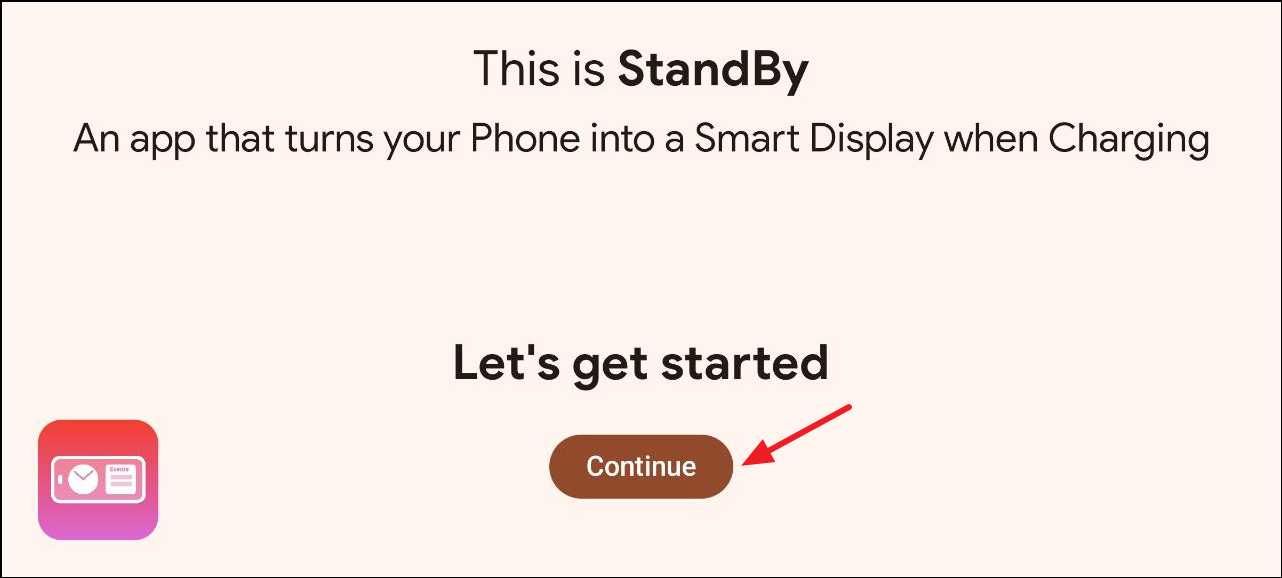 Standby Mode Pro app interface