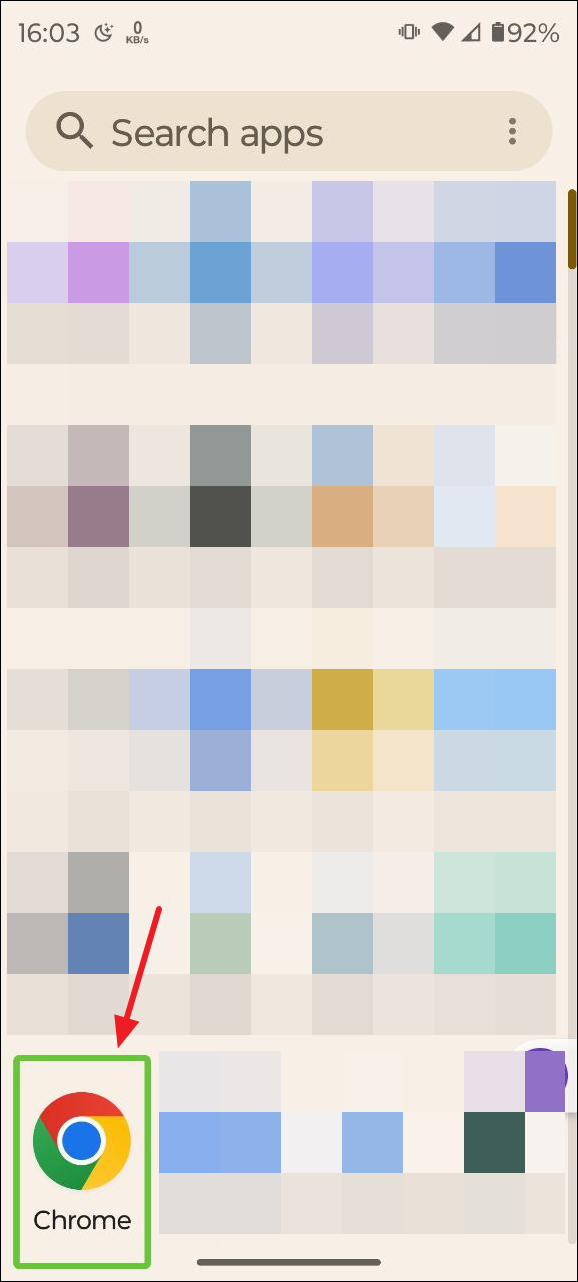 Google Chrome 界面