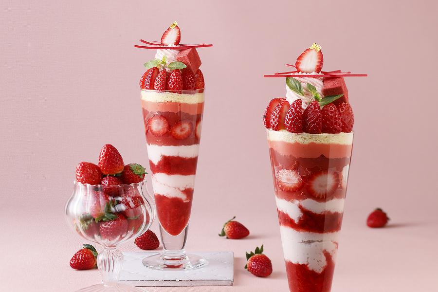 東京台場提供「あまおう」草莓聖代